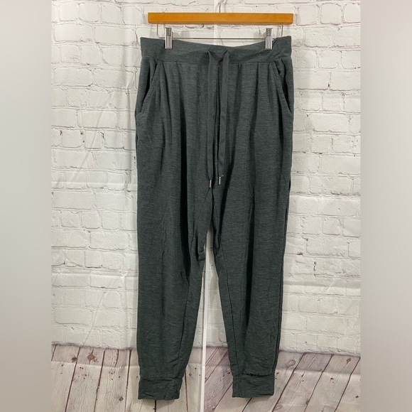 Kyodan URBANRIB SOFT JOGGER Womens Size Medium Dark Gray Pants - Picture 2 of 7
